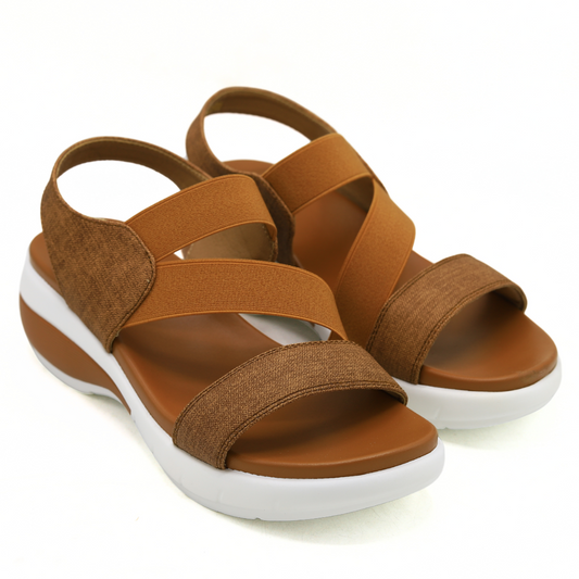 Stylish Tan Strap Sandals