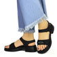 Block Heel Sandals - Black