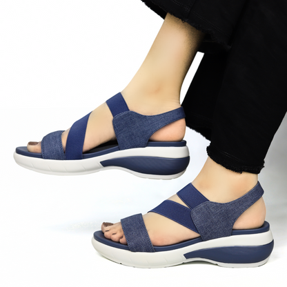 Stylish Blue Strap Sandals