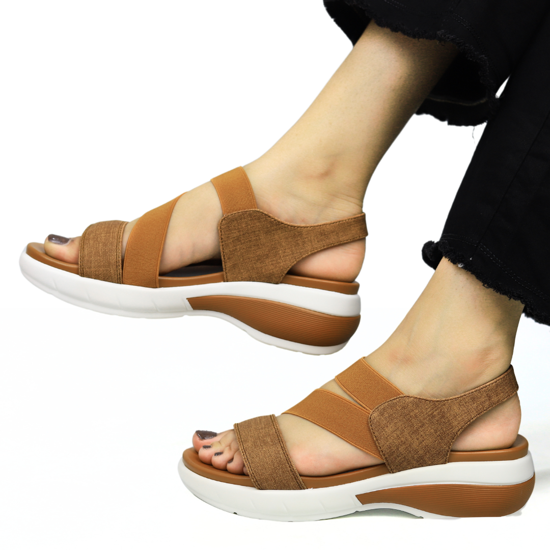Stylish Tan Strap Sandals