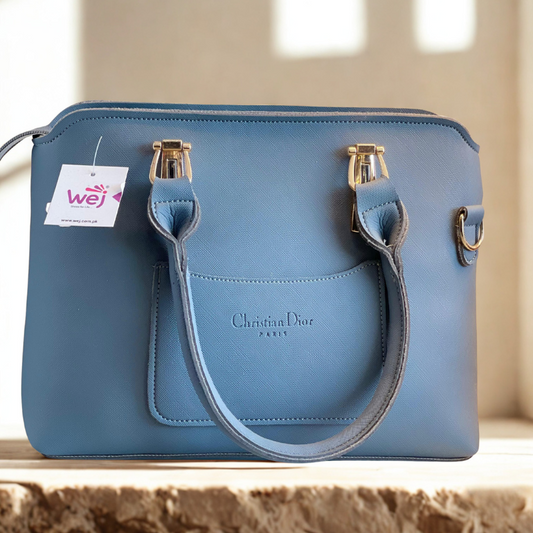 Soft Blue Formal Handbag