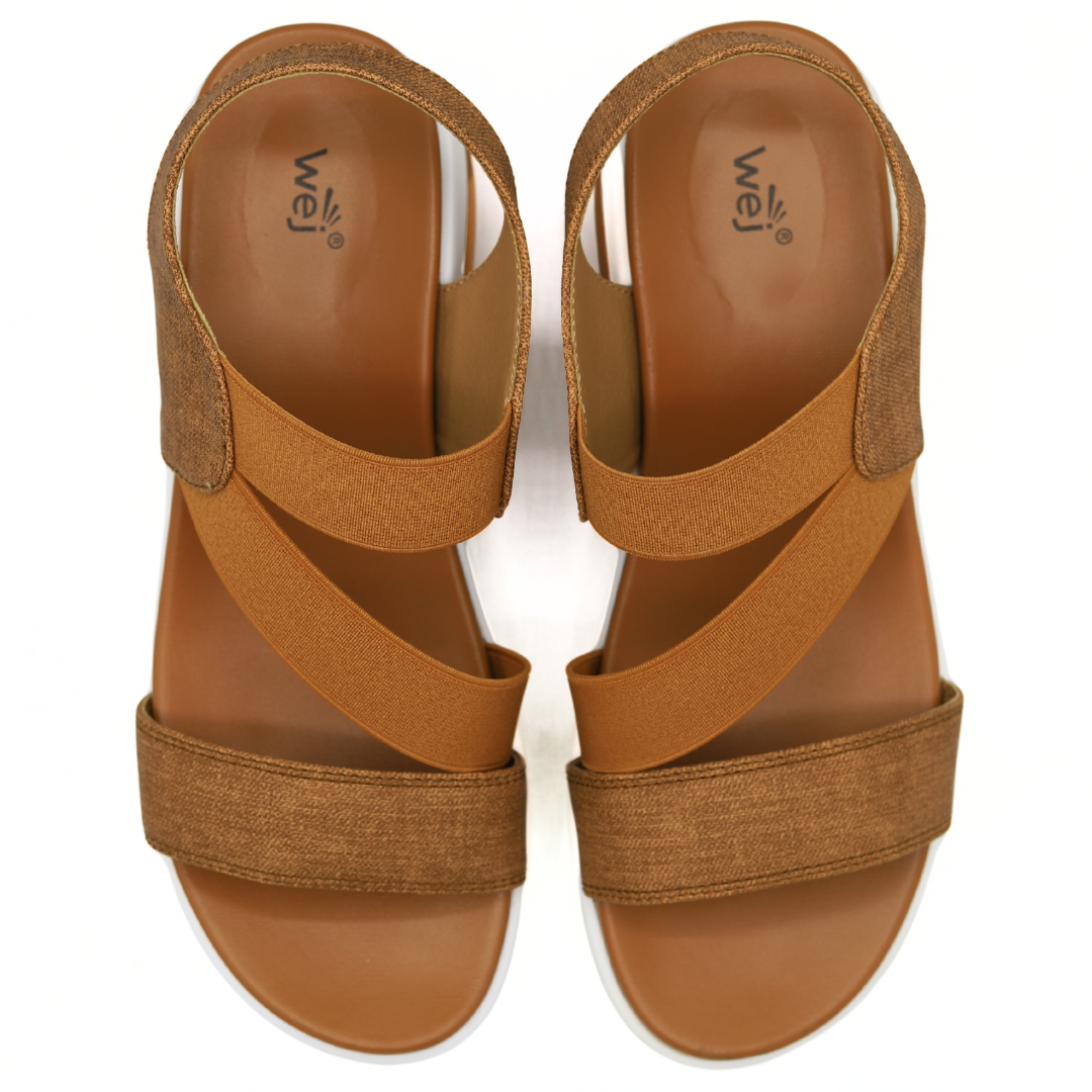 Stylish Tan Strap Sandals