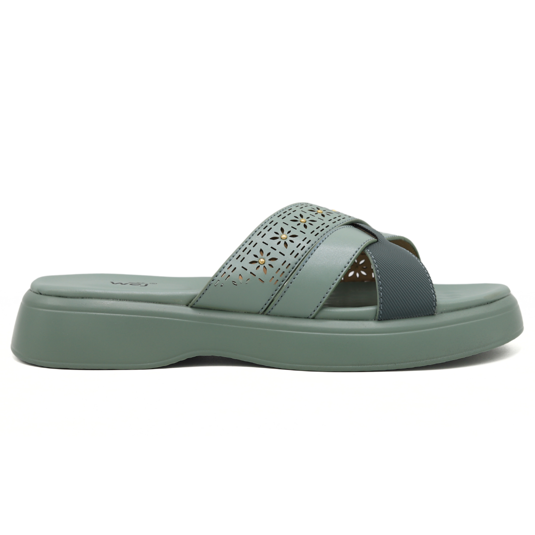Mint Women Criss Cross Slippers